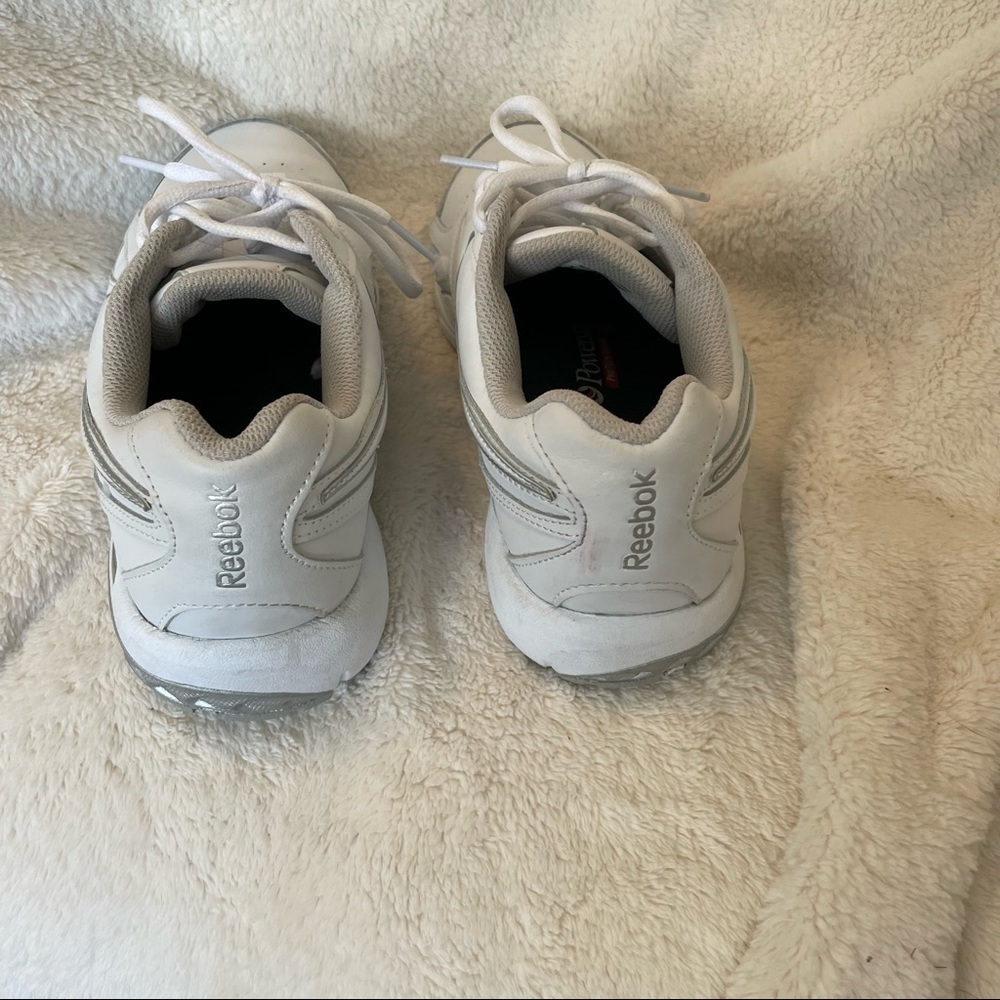 White Reeboks Dad Sneakers - Picture 7 of 9